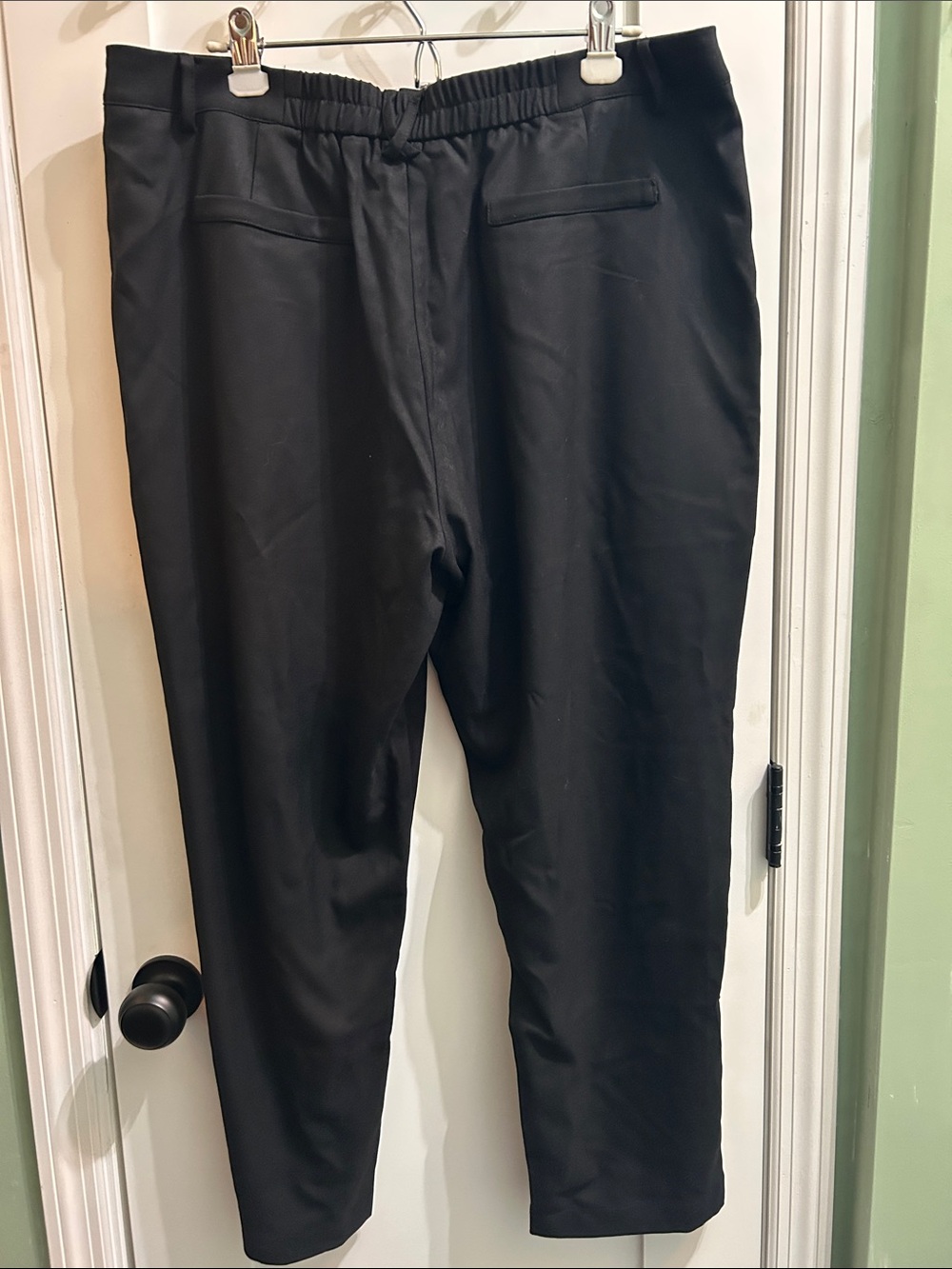 Disturbia Malverde High Waist Tapered Trousers - Black UK 20/ US 16 - Picture 7 of 9